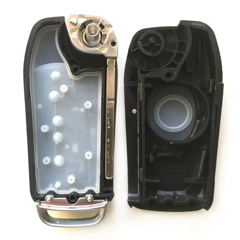 Сменный Чехол для дистанционного ключа Fob для Ford Focus 3 Mondeo Fiesta C max модифицированный 3 кнопки складной откидной Чехол для ключа автомобиля