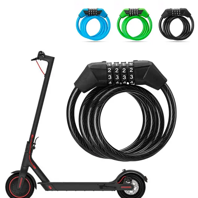 US $6.81 For Mijia Electric Scooter Password Lock Antitheft Lock Safety Accessories Portable and Simple