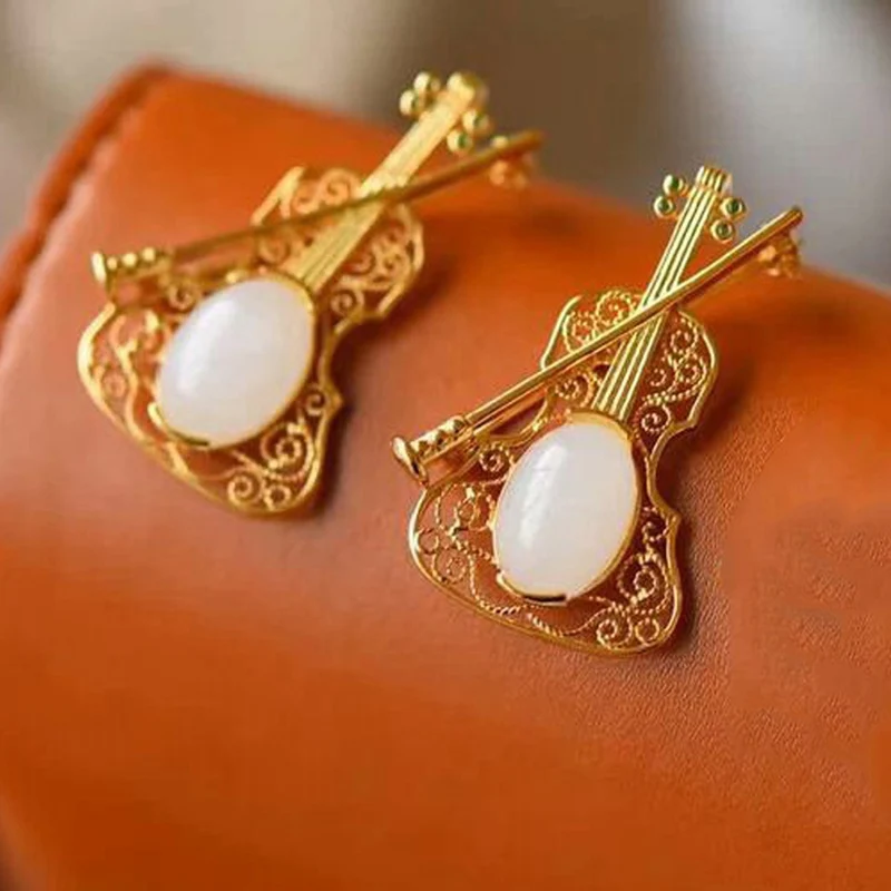 Violin Necklace with chain - Anhänger Violine