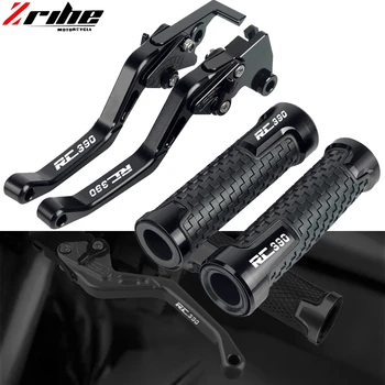 

For KTM RC390 RC 390 DUKE390 2013 2014 2015 2016 2017 2018 Motorcycle Accessories Brake Clutch Levers Handlebar Hand Grips ends