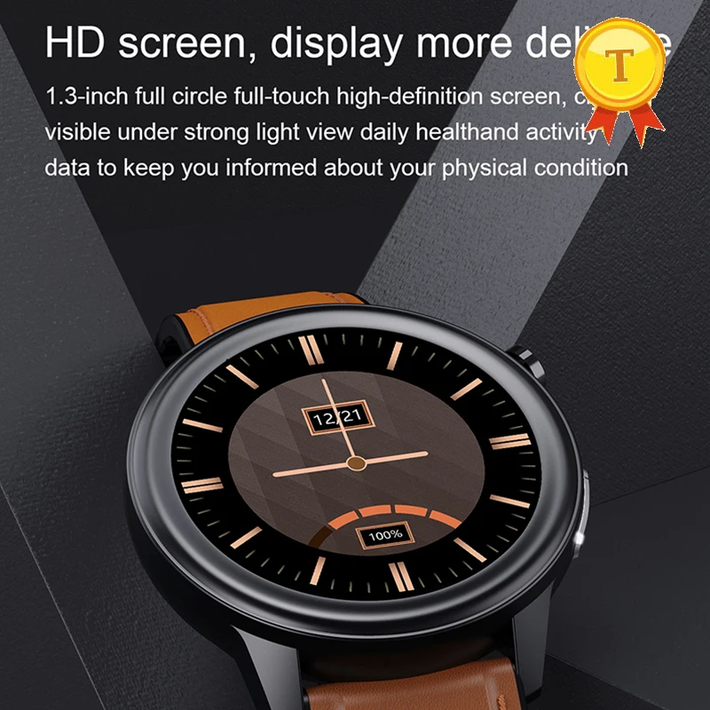 2021 Best Selling Hd Screen Ecg Ppg Smart Watch Man Woman Waterproof