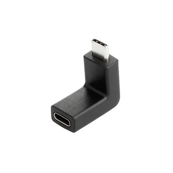 

90 Degree Right Angle USB 3.1 Type C Male To Female USBC Converter Adapter Drop