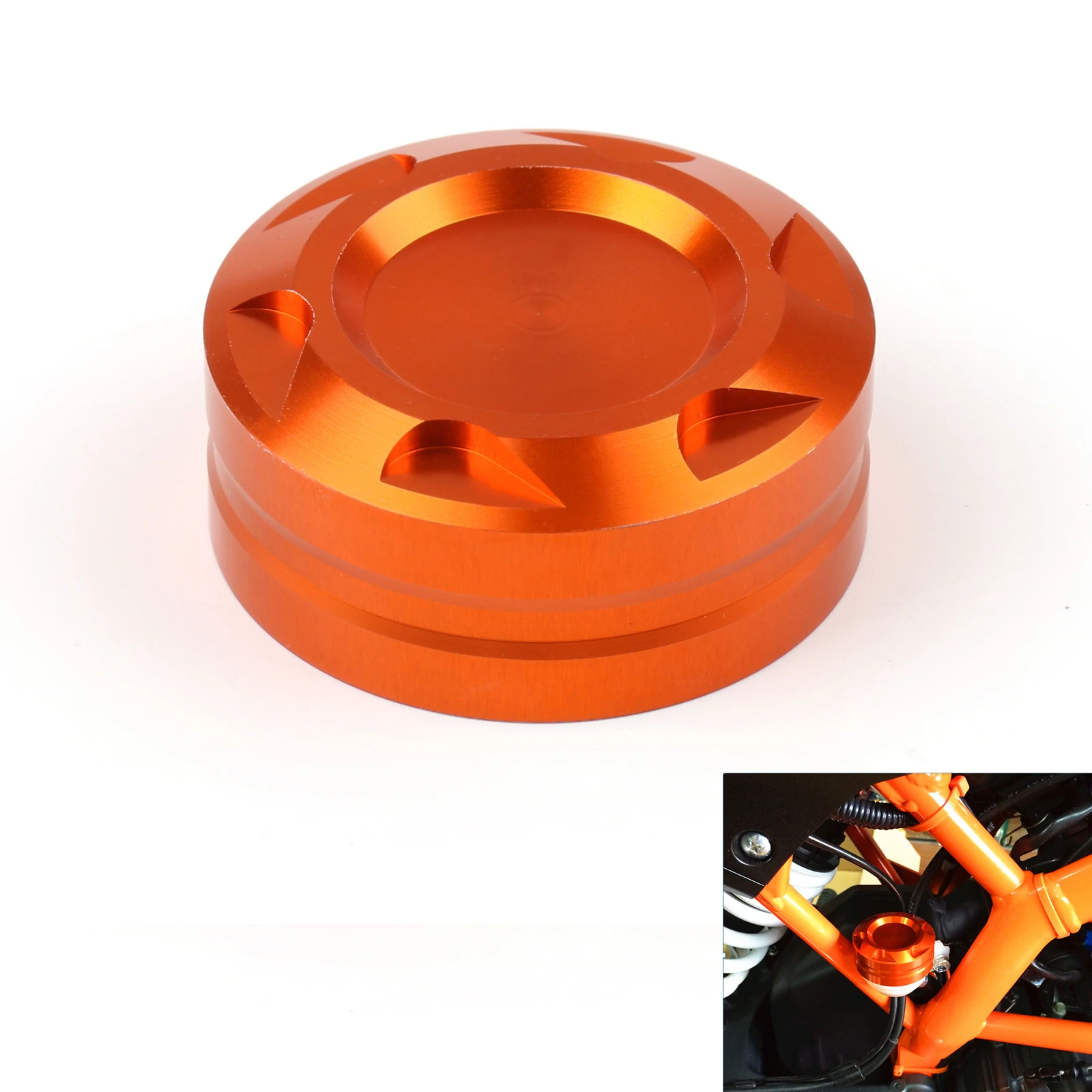 Areyourshop для KTM DUKE 125/200/390 CNC Задняя Тормозная жидкость Крышка Резервуара крышка