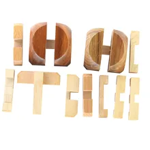 3D IQ головоломка для детей взрослых Обучение Образование мышление практическая способность деревянная интеллектуальная игрушка китайский головоломка игра