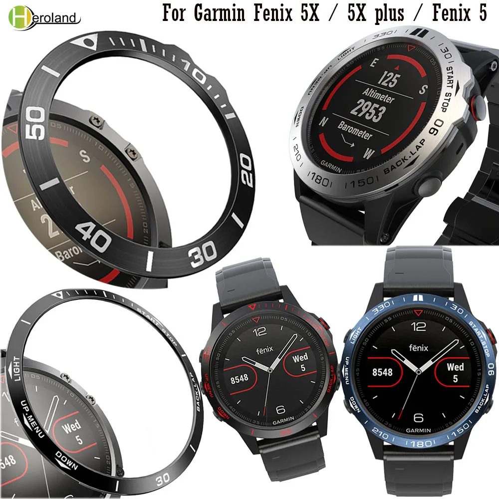 Steel Protection Bezel Ring Case - Premium Anti-Scratch Metal Cover Frame with Speed Adhesive