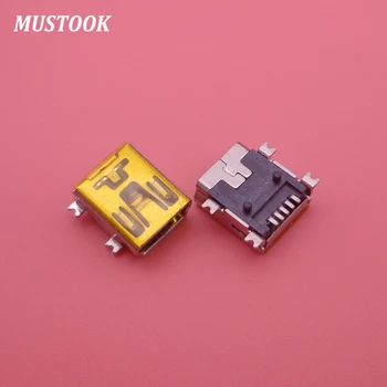 

High Quality 10p 10pin Mini USB Connector, Mini usb charging port for Philips and digital product usb female jack 8mm 100pcs