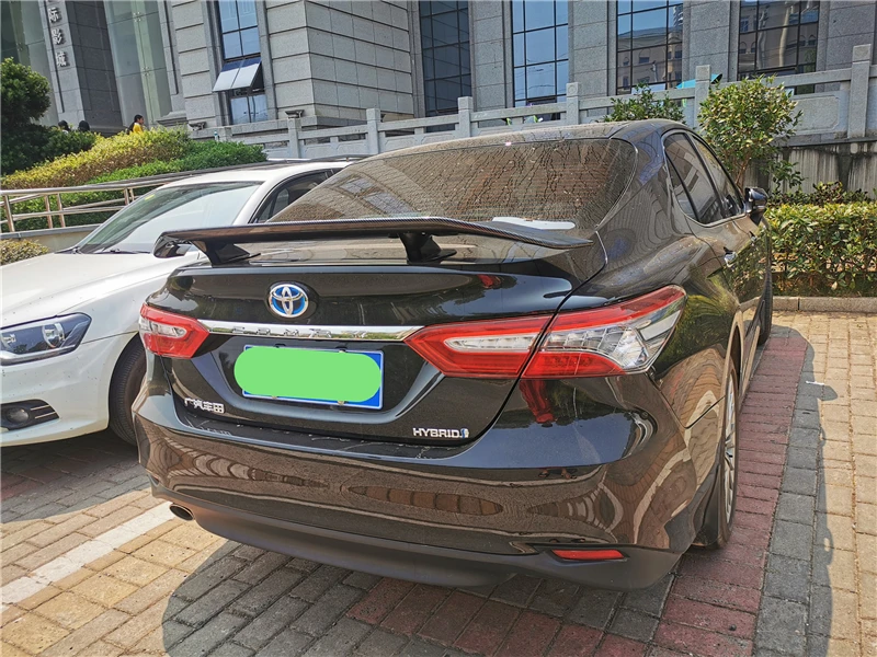 Используется для Toyota camry спойлер год задний крыло переоборудование аксессуары клей без перфорации