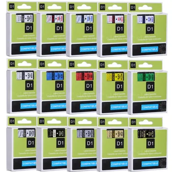 

CIDY Multicolor 45013 40913 43613 45018 40918 45016 Compatible 12MM Dymo D1 Label Tapes for Dymo LM160 LM280 Dymo PNP