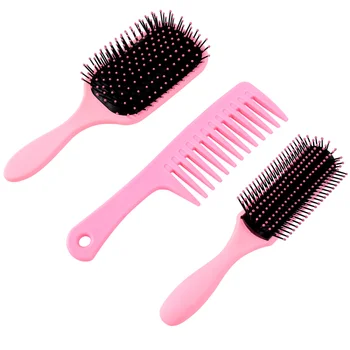 

1 Set Air Cushion Massager 9 Row Big Tooth Comb Hairstyling Tool Portable Hair Groomer Smooth Hair Comb Anti-knot Hair Styling C