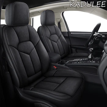 

KADULEE custom auto real leather car seat cover For renault logan LAGUNA captur kadjar fluence laguna scenic KOLEOS megane-cc