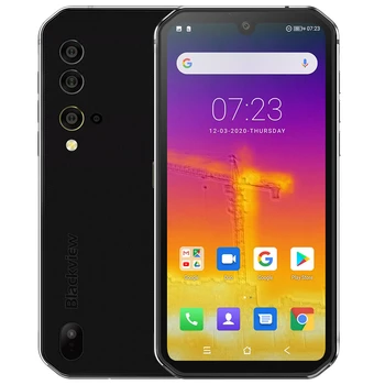 Перейти на Алиэкспресс и купить Мобильный телефон Blackview BV9900 Pro NFC, 8 Гб 128 ГБ, термальная камера, Восьмиядерный Helio P90, 4G Прочный смартфон, четырехъядерная задняя камера 48 МП