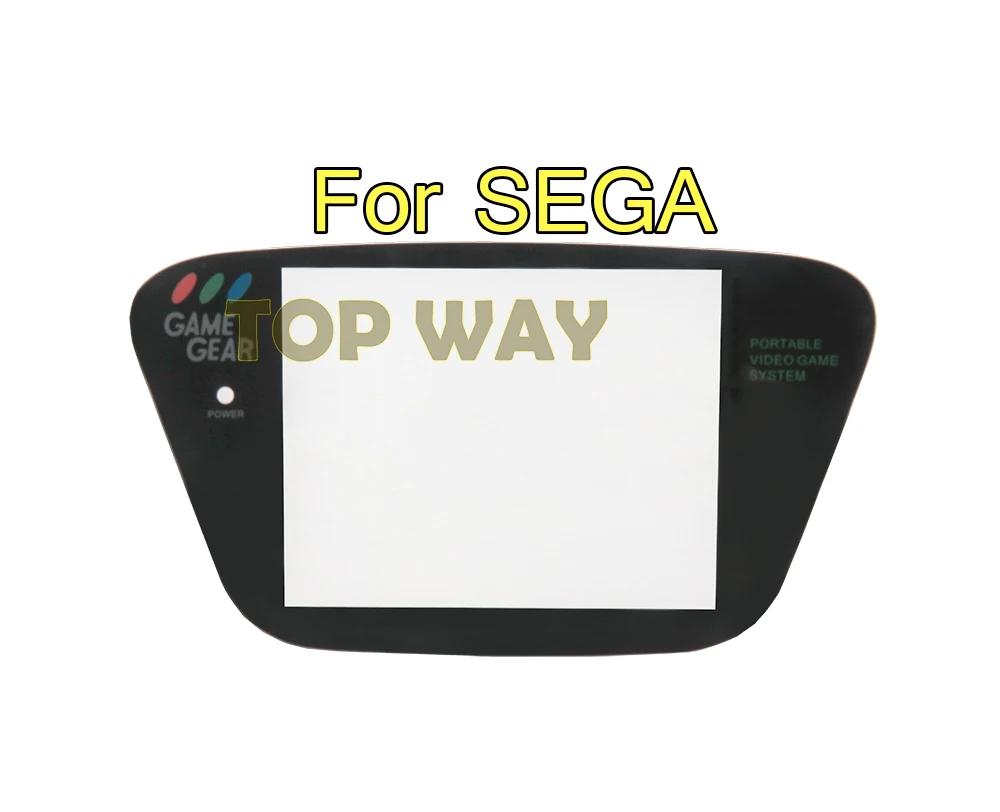 Черный для Sega Game Gear запасная пластиковая защитная крышка экрана объектива GG