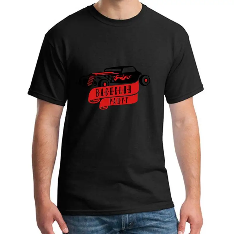

personalized Bachelor Party Hot Rod t shirt plus sizes s-16xl humorous Modal Leisure men tshirts