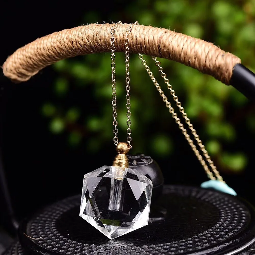 Аромат Рид диффузор натуральный кристалл Parfum домашняя подвеска в виде бутылочки парфюма ожерелье Zakka Difusor ароматы подарок на день рождения