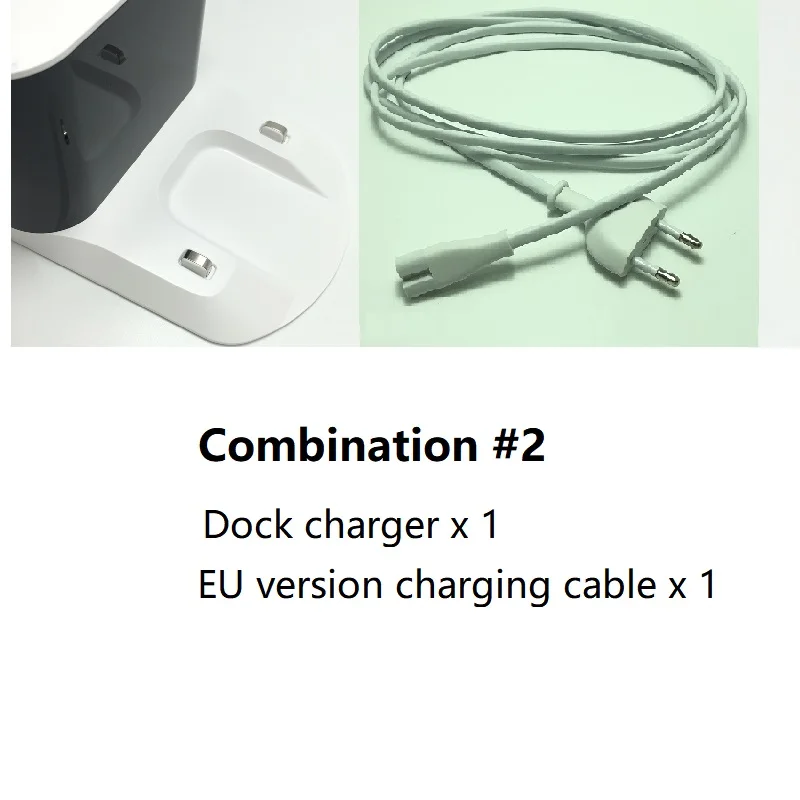 combination 2 Зарядная док-станция для пылесоса Xiaomi 2-го поколения Roborock S50 S51 робот-пылесос зарядная док-станция версия за море - Цвет: combination 2