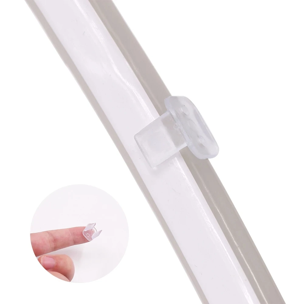 LED Strip Clips For 6x12mm 8*16mm Neon Light Modeling fixed Buckle 12V Quick Welding-free Head Flexible Tape Light Accessories