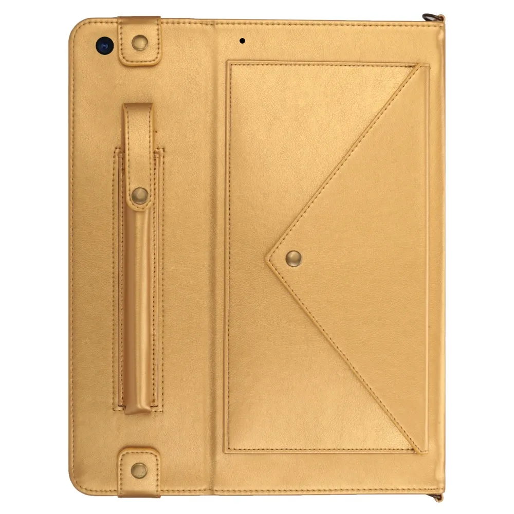 Для iPad 7, 10,2 дюймов, чехол с ремнем через плечо, Сумка с ремнем, дизайнерский кожаный чехол, держатель ручки для карточек, модная деловая сумка для женщин