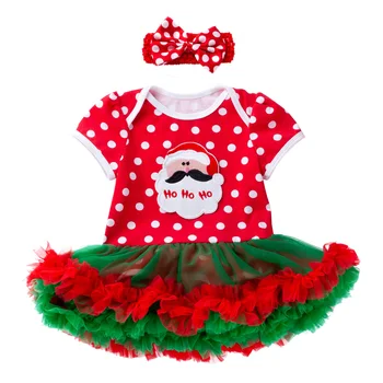 

New Pattern Dress Christmas Baby Clothing Girls Dot/Snowflake Suit 2019 New Year Party Dresses Infant Clothes 2pcs Set