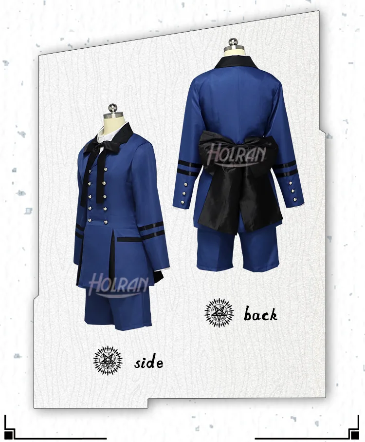 Черный Дворецкий 2 костюм для косплея Ciel Phantomhive наряд весь комплект униформа одежда наряд аниме костюмы для косплея