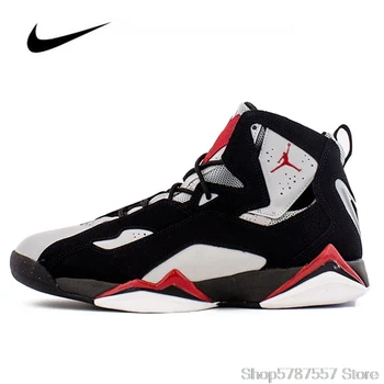 

Nike Jordan Femme Nike Air Jordan 7 Men's Jordan Shoes Basketball Lace-up Gym Training Boots Sport Women Sneaker 342964-060