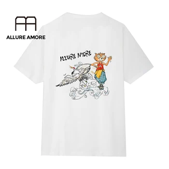 

Allure Amore Women's T-shirt New spring 2020 Designer original patterns Chinese trend Traditional elements Pure cotton comfortab
