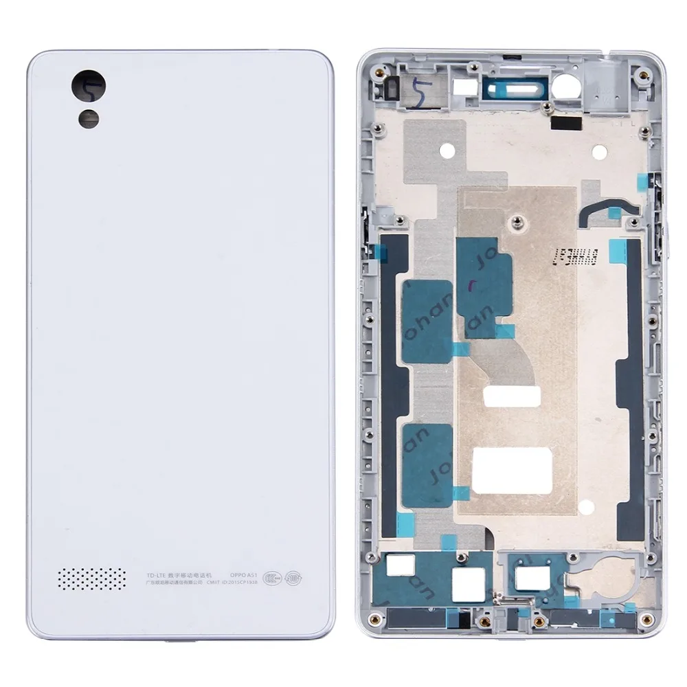 Высокое качество для OPPO A51 крышка батареи телефона задняя крышка батареи+ передний корпус ЖК рамка пластина