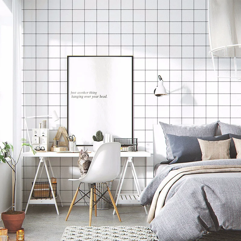 Waterproof PVC Self Adhesive Wallpaper Kitchen Wardrobe Cabinet Furniture Renovation Door Wall Stickers Matte Dark Grey