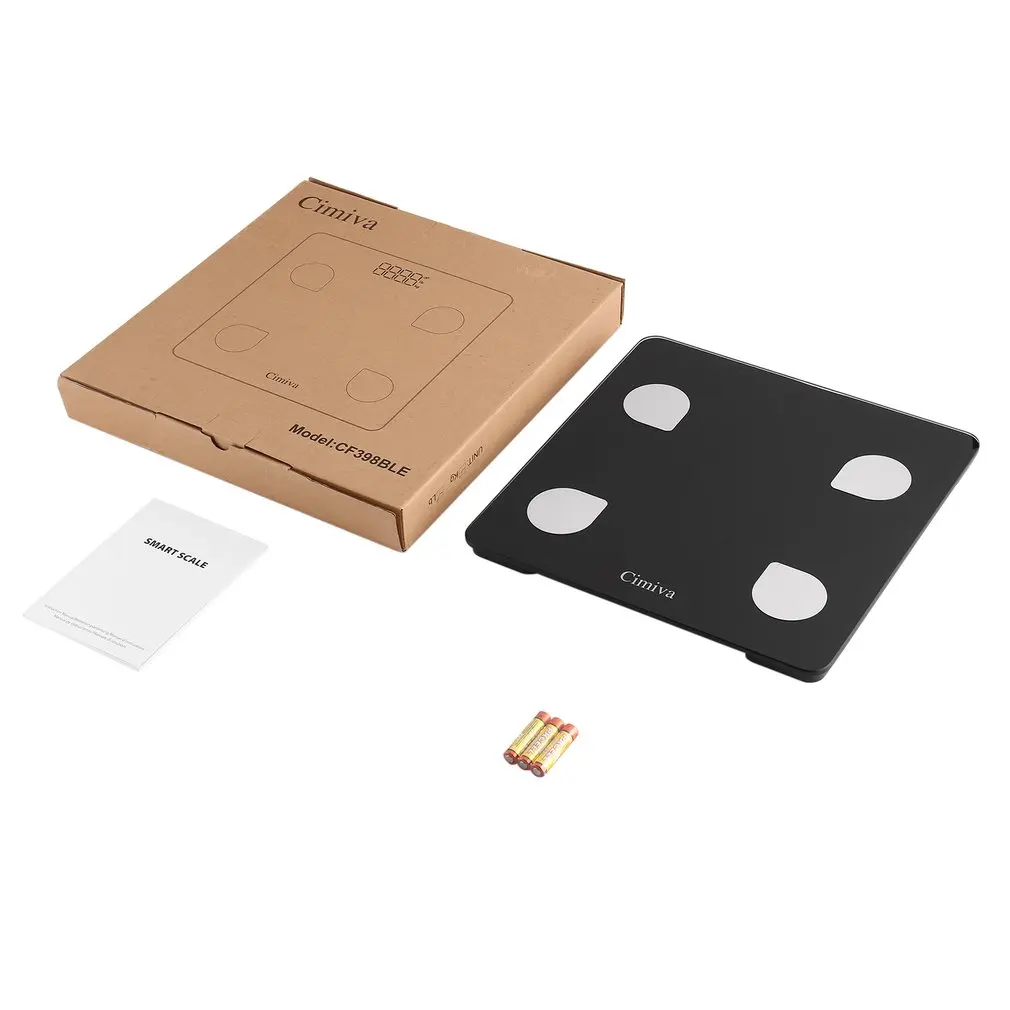 

German version LESHP Body Fat Scale Smart BMI Scale Digital Bathroom Wireless Weight Scale Body Composition Analyzer