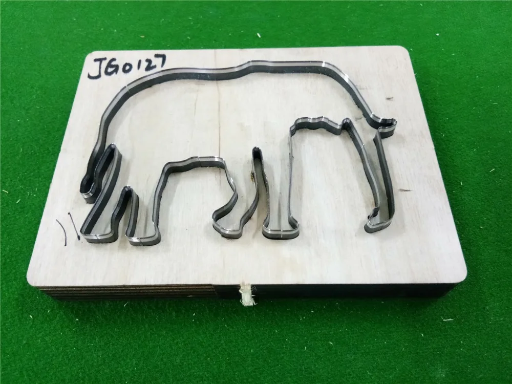 Слон DIY новая деревянная форма для скрапбукинга для кожаной бумаги войлок стальной пробойник-кожаные поделки деревянная Лазерная высечка