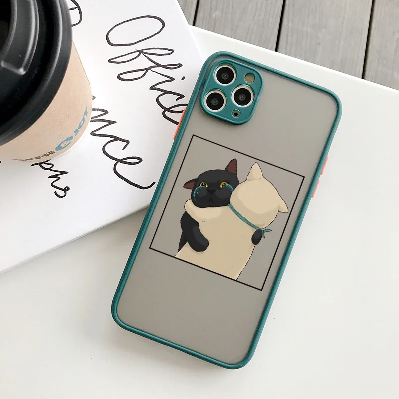 Cute Cartoon Cat Phone Case - Fun and Stylish Animal Back Cover