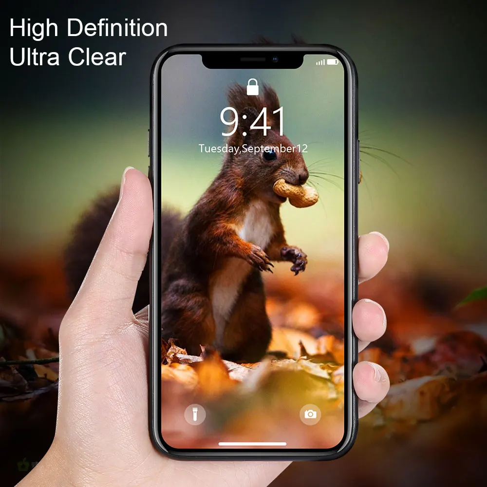 KISSCASE 2PCS Gehärtetem Glas Für iPhone 11 Pro Max Screen Protector Für iPhone 7 8 6 6S Plus X XR