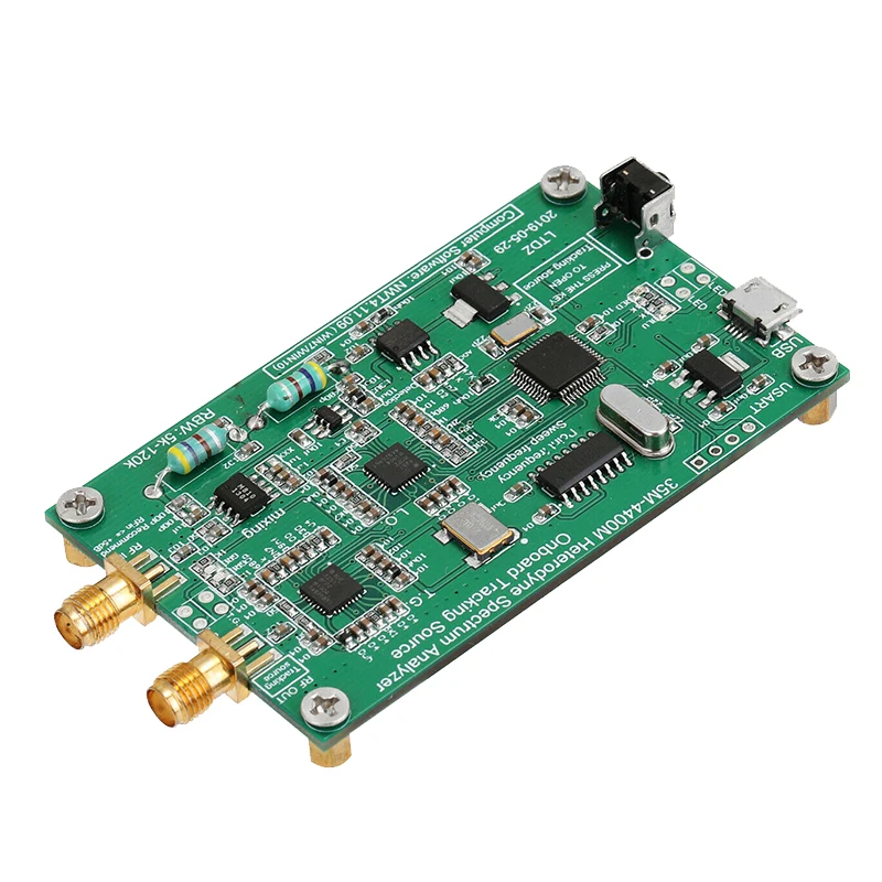 Высокая точность LTDZ 35-4400 м анализатор спектра USB источник спектра сигнала RF частота домена инструмент анализа S3J4 92*48 мм