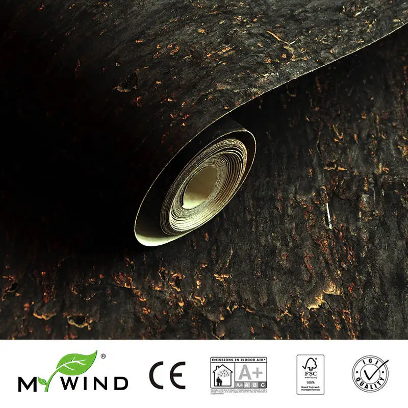 

MYWIND 0,91*5,5 м/рулон кофейные зерна Роскошный 100% материал 3d дизайн домашний декор настенная бумага пробковая настенная бумага