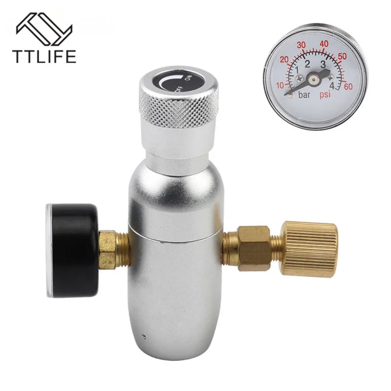 

TTLIFE Homebrew Regulated CO2 Charger Kit ,3/8" Regulated Portable CO2 Keg Charger for Homebrew Beer Accessories