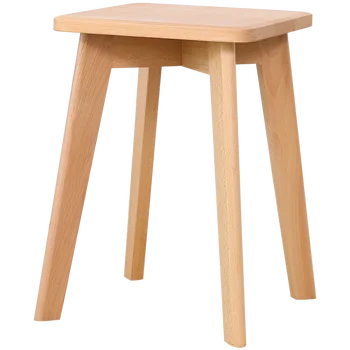 

Solid Wood Square Stool Small Wooden Stool Stool Domestic Stool Sitting Room Can Stack Desk Stool Toilet Stool Simple
