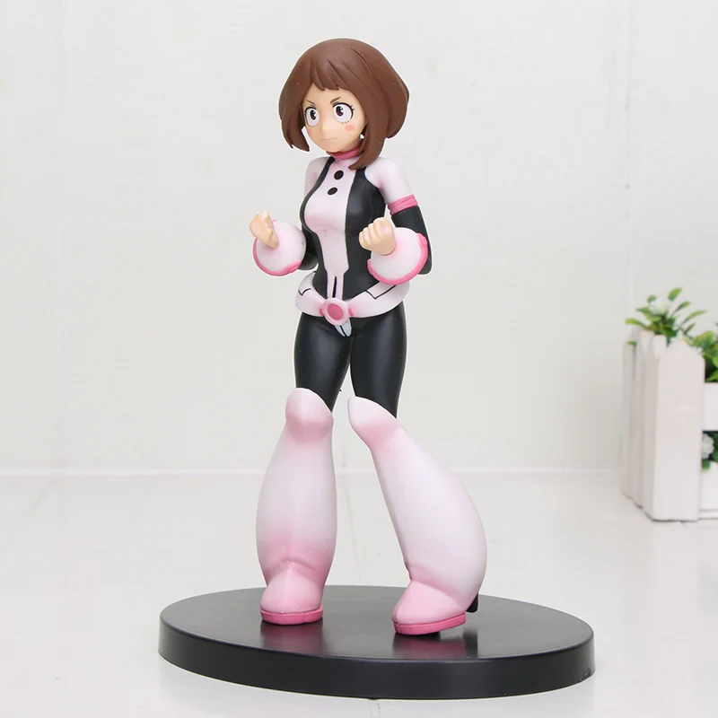 16 см My Hero Academy Figure Ochaco Uraraka, фигурка мидория изуку, фигурка из ПВХ, Коллекционная модель, игрушки, куклы, Brinquedos