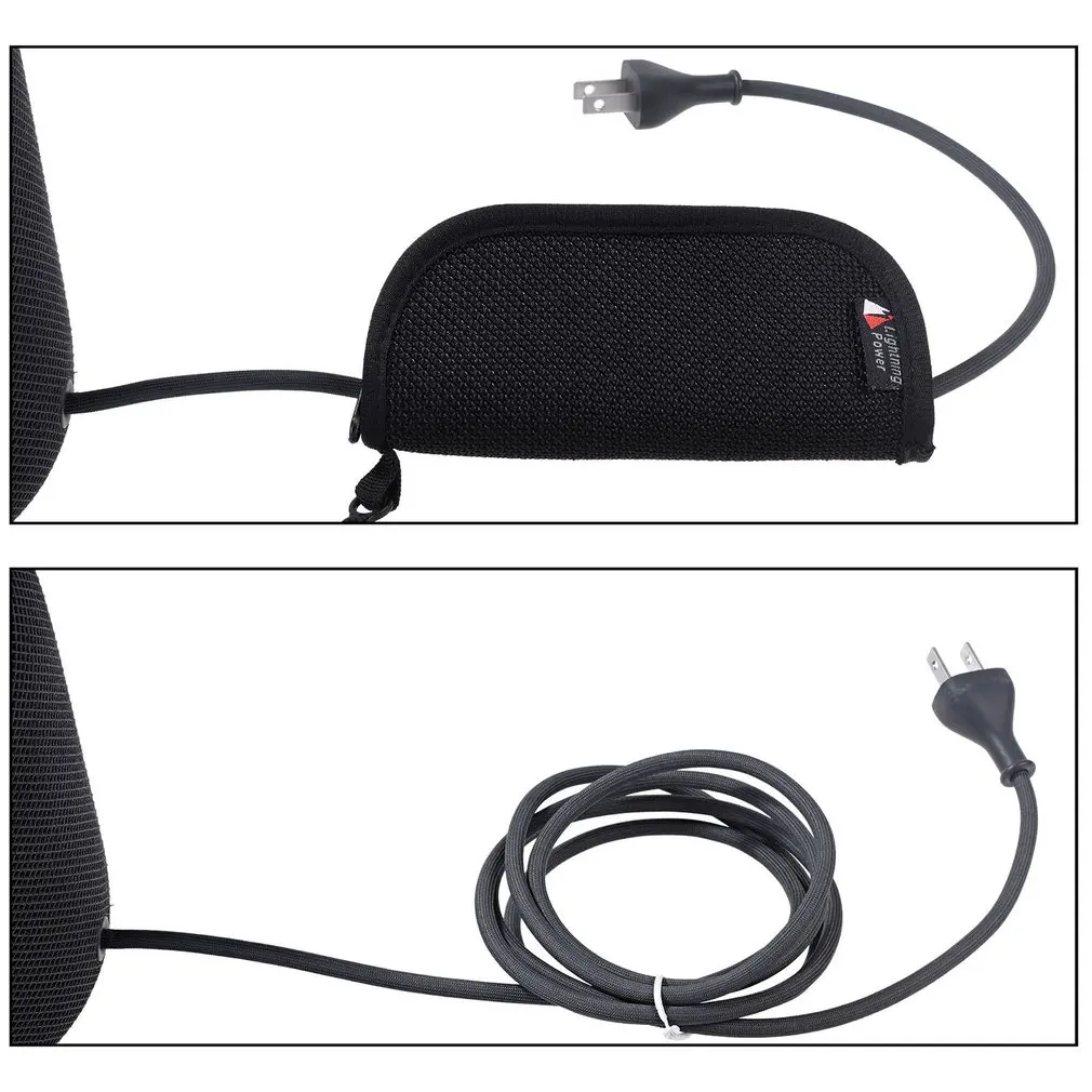Travel USB Cable Organizer Storage Bag Electronic Accessories Case Travel Organizer Zipper for Apple HomePod Audio Cable