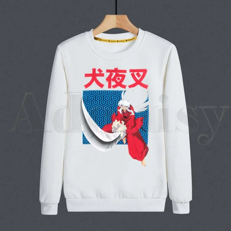 

Feudal Demo Inuyasha Sesshoumaru Higurashi Kagome Print Men Hoodies Sweatshirt Fashion Graphic Hoodie Casual Streetwear Hoodie
