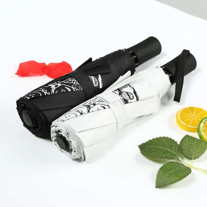 YADA INS Design Cartoon Folding Umbrellas Rain Sun Automatic Umbrella For Child Women UV Rainproof Protection Umbrella YD200024