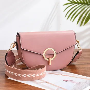 

Saddle bag 2020 new female bag fashion one shoulder messenger bag spring and summer net red female bag hand bag