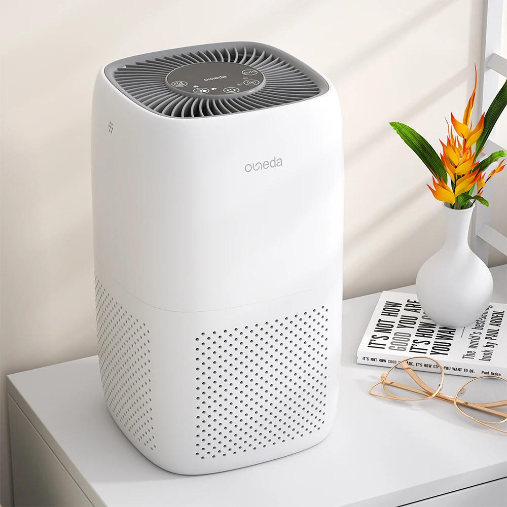 OUNEDA HY3800 Air Purifier For Home True H13 HEPA & Carbon Filters Automatic Mode Cleaners remove dust Smoke Pet hair Odor | Бытовая