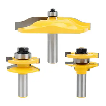 

Cutter Router Bits Drill Ogee Rail & Stile Raised Panel Door Woodworking