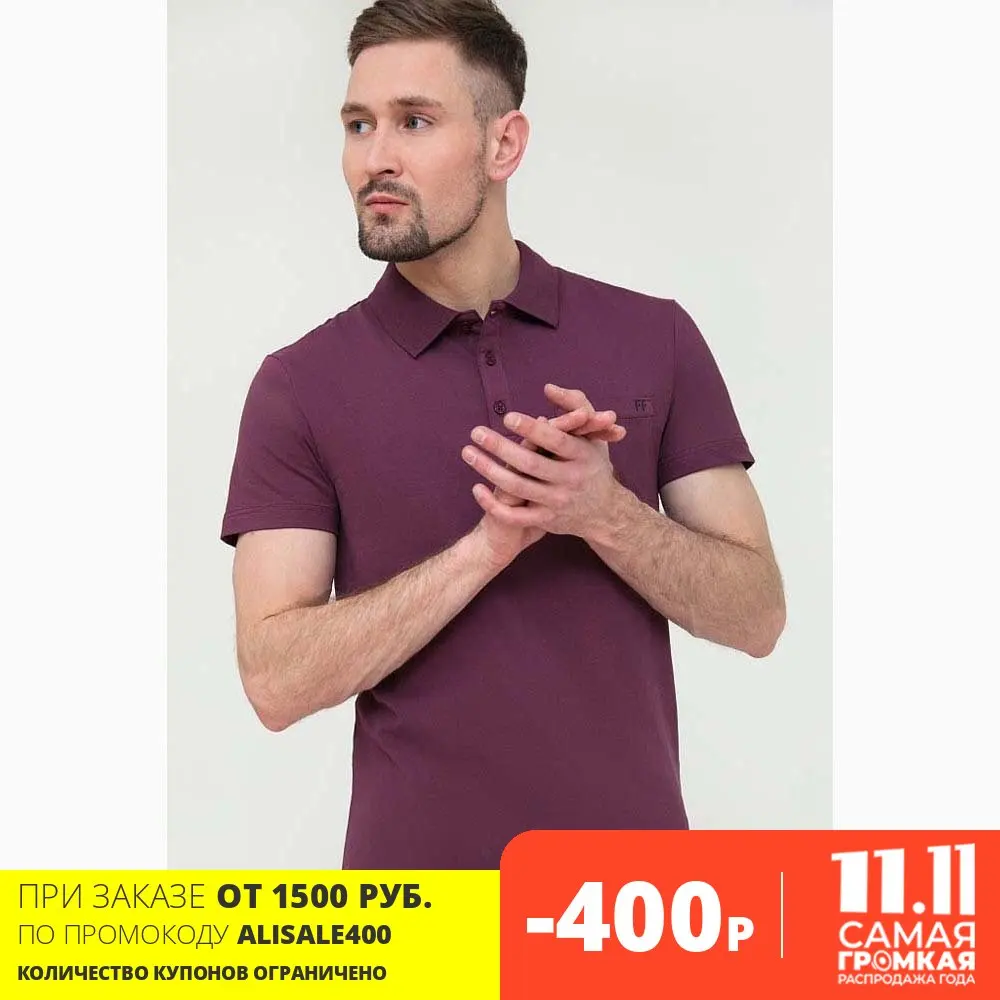 Men's Finn flare Polo Oversized shirt Denim Cotton t-shirts for men Linen | Мужская одежда