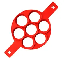 Креативная Пищевая силиконовая форма для омлета, для выпечки, артефакт, для завтрака, 7 отверстий, форма для омлета