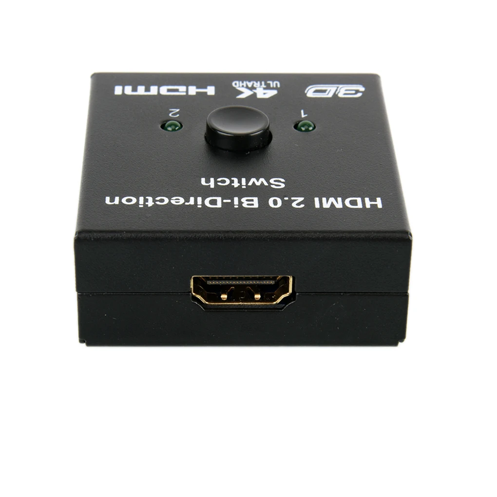 

new Splitter HD 3D 4K Video Bi-Direction Switch Switcher Split 1 in 2 Out Dual Display Adapter