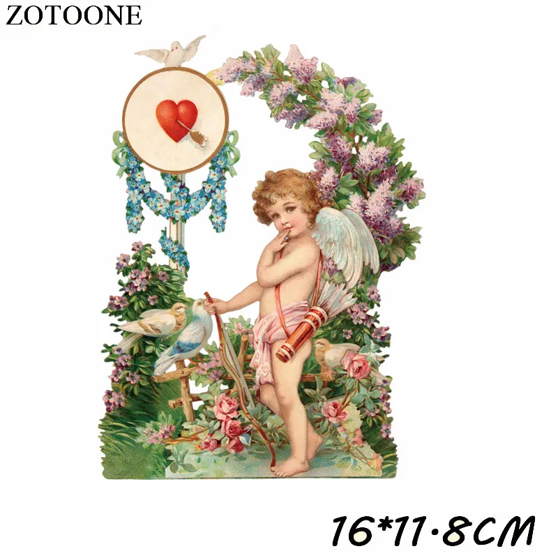 flwoers angel wings patches