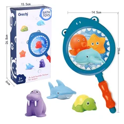 Jouets de pêche et d'eau pour enfants, pêche au requin, pulvérisation d'eau, bain, jouets de salle de bain 