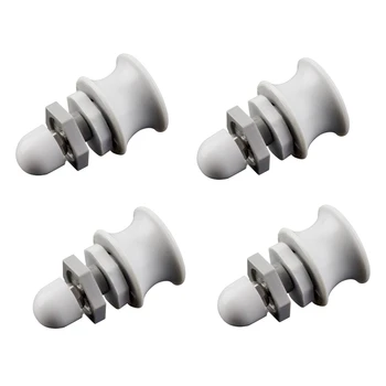 

Pack of 4 Shower Room Large Roller Pulley Wheels Runners Sliding Door Roller Shower Room Accessories Bathroom Replacement Parts