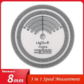 

3 in 1 Speed measurement/Overhang /Record Clamp For Vinyl Record Player Phonograph Accessories