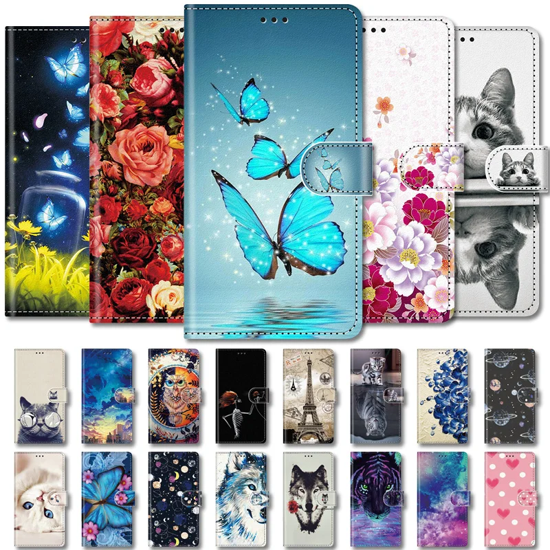 Магнитный кожаный чехол-книжка для Samsung Galaxy J7 J5 J3 2017 2016 J1 J8 J4 J6 Plus J2Pro Core 2018 с